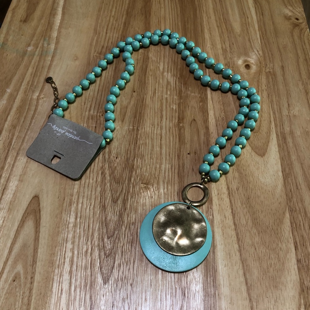 28th St Garden Party Circle Pendant Necklace NWT